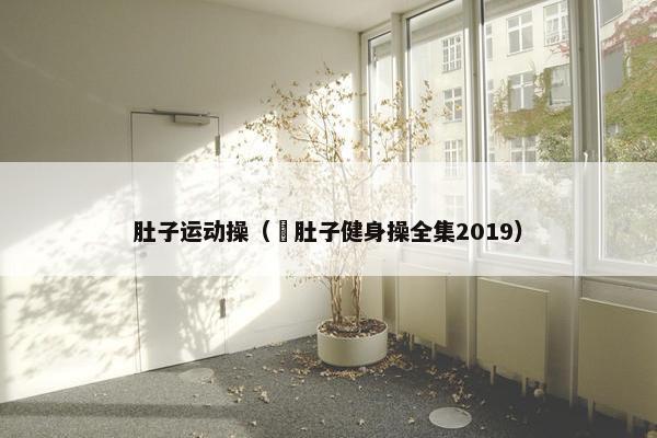 肚子运动操（廋肚子健身操全集2019）