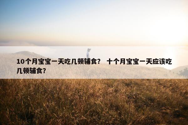 10个月宝宝一天吃几顿辅食？ 十个月宝宝一天应该吃几顿辅食？