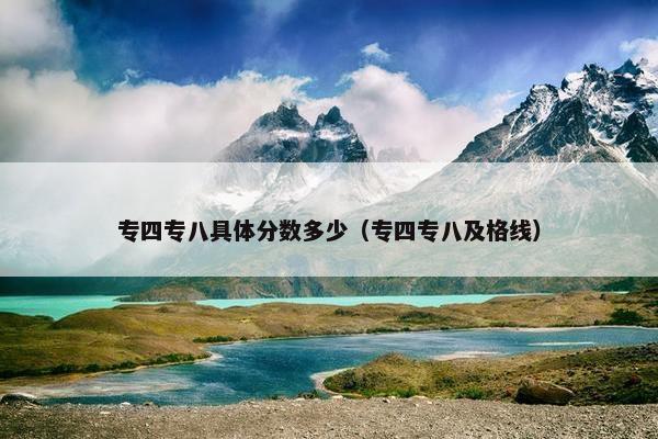 专四专八具体分数多少（专四专八及格线）