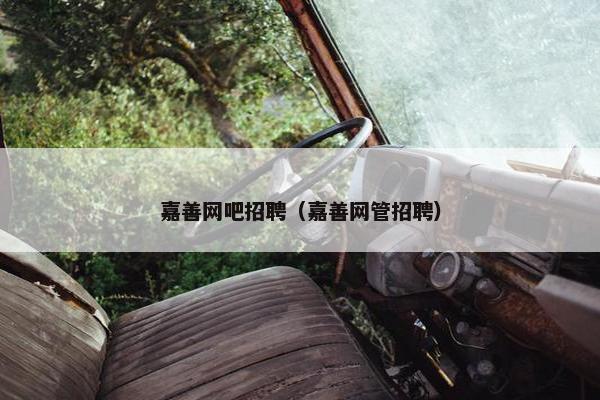 嘉善网吧招聘（嘉善网管招聘）