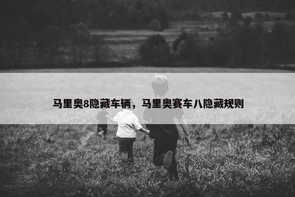 马里奥8隐藏车辆，马里奥赛车八隐藏规则