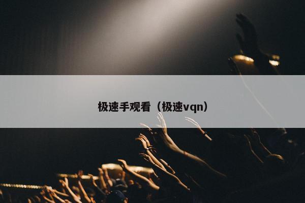 极速手观看（极速vqn）