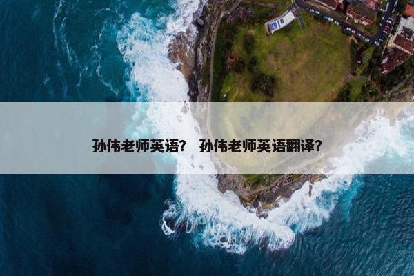 孙伟老师英语？ 孙伟老师英语翻译？