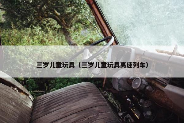 三岁儿童玩具（三岁儿童玩具高速列车）