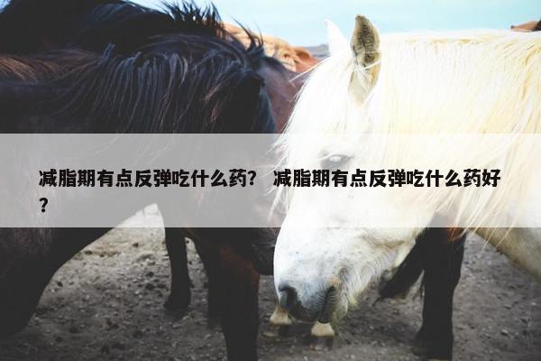 减脂期有点反弹吃什么药？ 减脂期有点反弹吃什么药好？