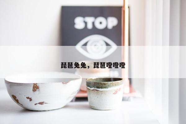 琵琶兔兔，琵琶噔噔噔