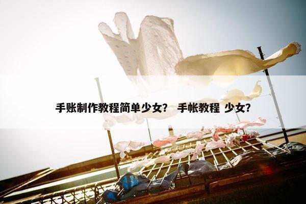 手账制作教程简单少女？ 手帐教程 少女？