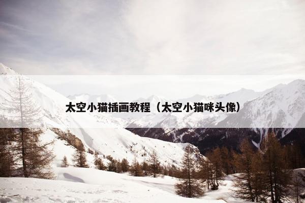 太空小猫插画教程（太空小猫咪头像）