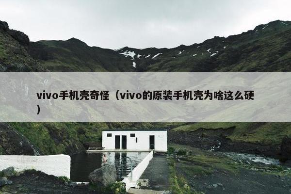 vivo手机壳奇怪（vivo的原装手机壳为啥这么硬）