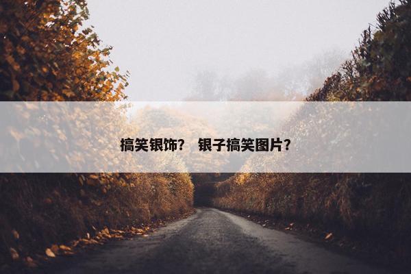 搞笑银饰？ 银子搞笑图片？