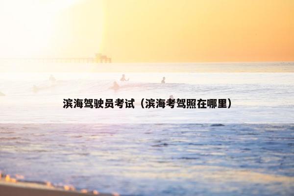 滨海驾驶员考试（滨海考驾照在哪里）