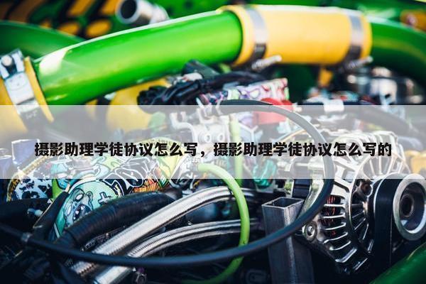 摄影助理学徒协议怎么写，摄影助理学徒协议怎么写的