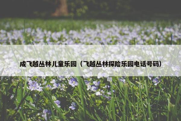 成飞越丛林儿童乐园（飞越丛林探险乐园电话号码）