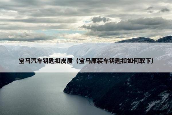 宝马汽车钥匙扣皮质（宝马原装车钥匙扣如何取下）