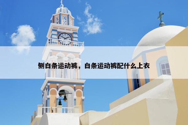 侧白条运动裤，白条运动裤配什么上衣