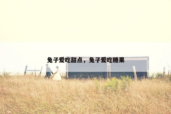 兔子爱吃甜点，兔子爱吃糖果