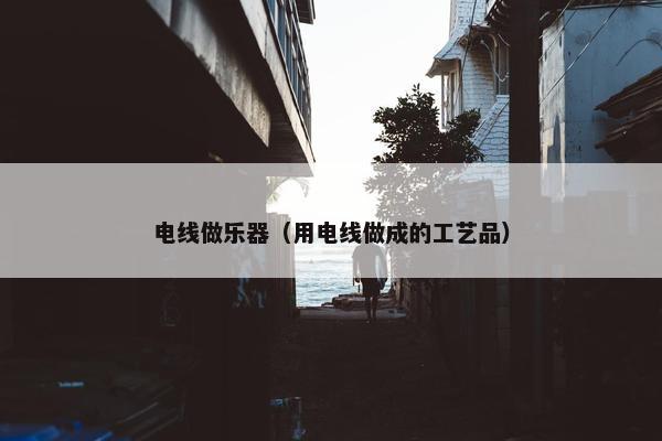 电线做乐器（用电线做成的工艺品）