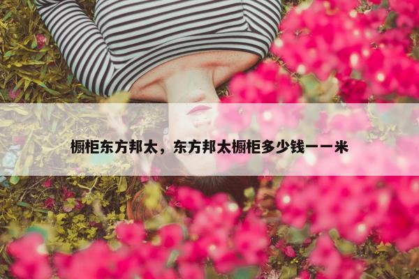 橱柜东方邦太，东方邦太橱柜多少钱一一米