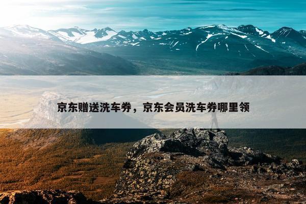 京东赠送洗车券，京东会员洗车券哪里领