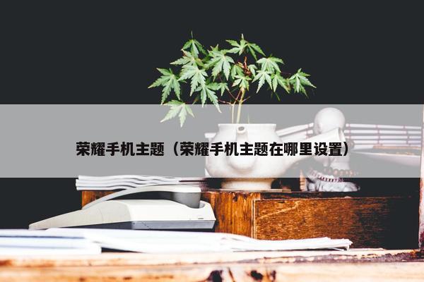 荣耀手机主题（荣耀手机主题在哪里设置）