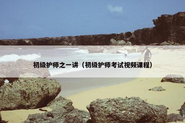 初级护师之一讲(初级护师考试视频课程) 初级护师之一讲(初级护师考试视频课程)