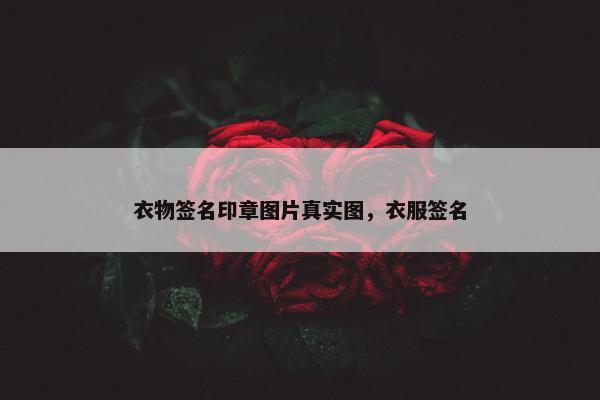 衣物签名印章图片真实图,衣服签名 衣物签名印章图片真实图,衣服签名