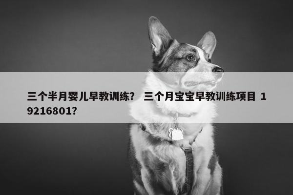 三个半月婴儿早教训练？ 三个月宝宝早教训练项目 19216801？