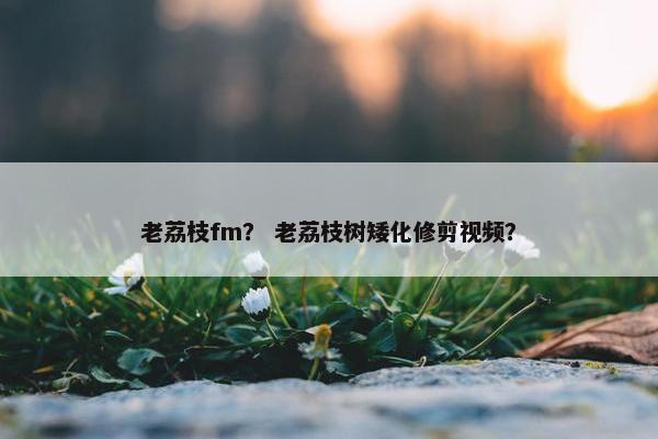 老荔枝fm？ 老荔枝树矮化修剪视频？