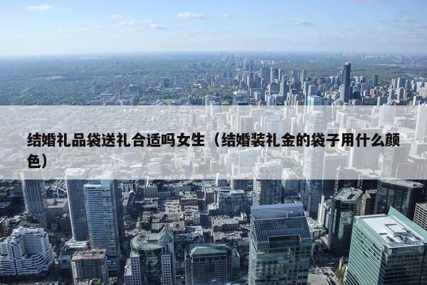 结婚礼品袋送礼合适吗女生(结婚装礼金的袋子用什么颜色) 结婚礼品袋送礼合适吗女生(结婚装礼金的袋子用什么颜色)