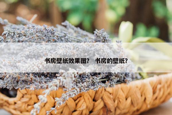 书房壁纸效果图？ 书房的壁纸？