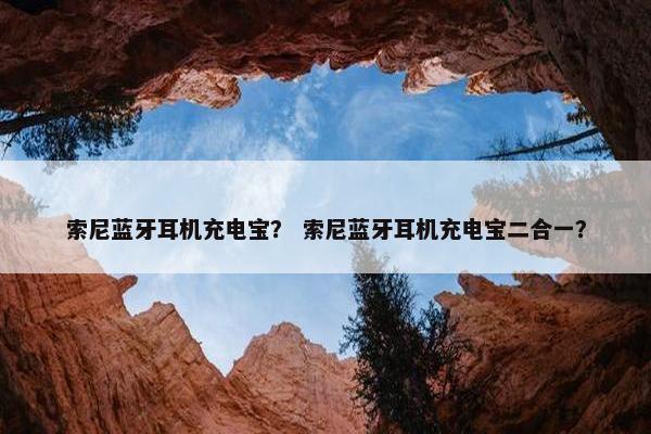 索尼蓝牙耳机充电宝? 索尼蓝牙耳机充电宝二合一? 索尼蓝牙耳机充电宝? 索尼蓝牙耳机充电宝二合一?