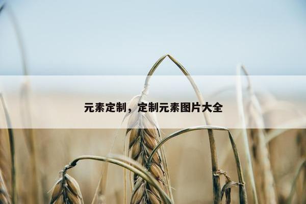 元素定制，定制元素图片大全