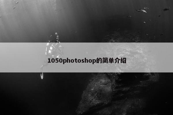 1050photoshop的简单介绍 1050photoshop的简单介绍