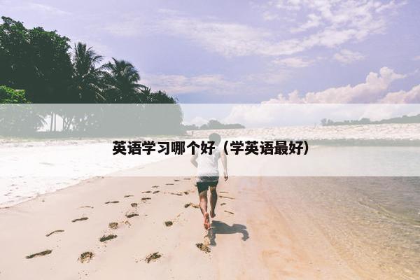英语学习哪个好(学英语最好) 英语学习哪个好(学英语最好)
