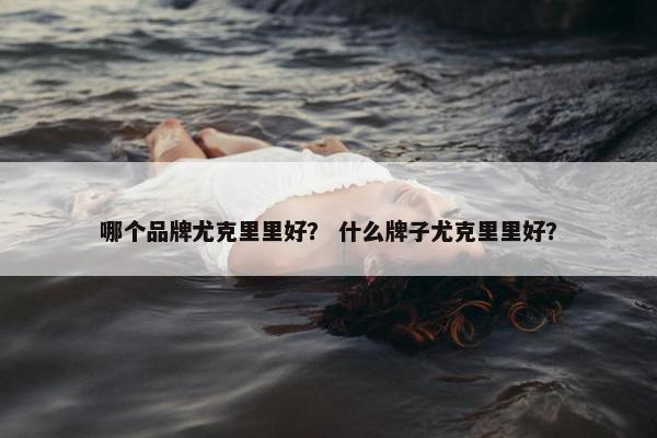 哪个品牌尤克里里好？ 什么牌子尤克里里好？