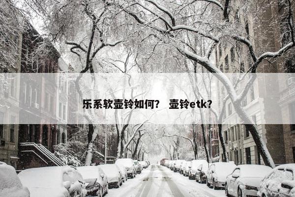 乐系软壶铃如何? 壶铃etk? 乐系软壶铃如何? 壶铃etk?