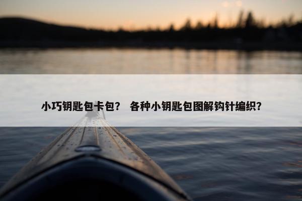 小巧钥匙包卡包? 各种小钥匙包图解钩针编织? 小巧钥匙包卡包? 各种小钥匙包图解钩针编织?