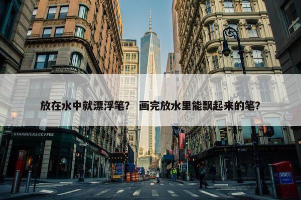 放在水中就漂浮笔？ 画完放水里能飘起来的笔？