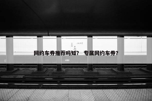 网约车券推荐吗知? 专属网约车券? 网约车券推荐吗知? 专属网约车券?