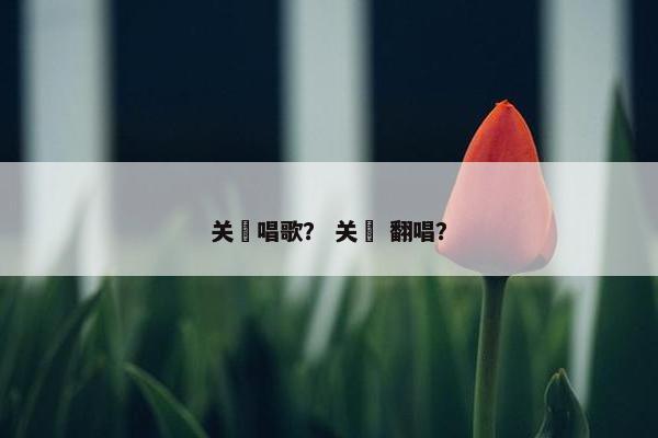 关喆唱歌? 关喆 翻唱? 关喆唱歌? 关喆 翻唱?