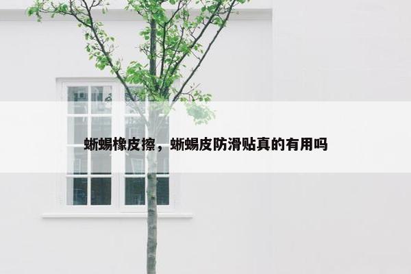 蜥蜴橡皮擦，蜥蜴皮防滑贴真的有用吗