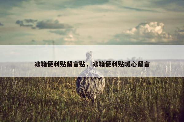 冰箱便利贴留言贴，冰箱便利贴暖心留言