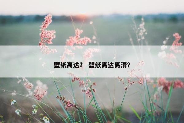 壁纸高达？ 壁纸高达高清？