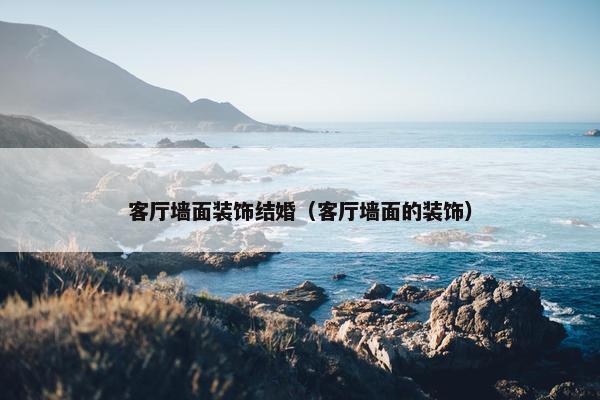 客厅墙面装饰结婚（客厅墙面的装饰）