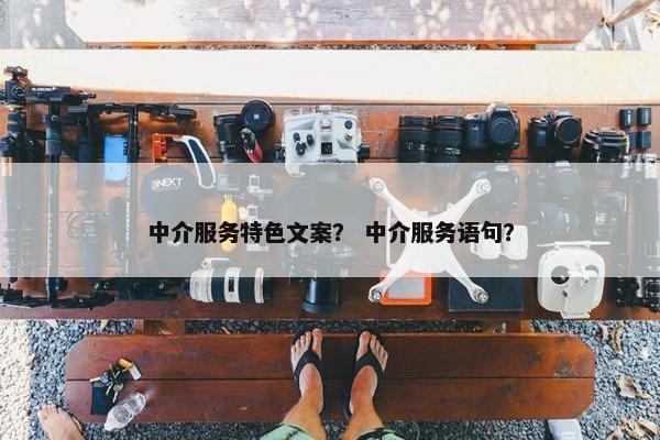 中介服务特色文案？ 中介服务语句？
