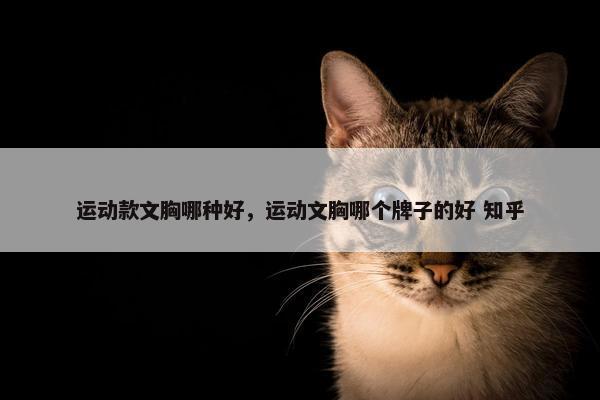 运动款文胸哪种好，运动文胸哪个牌子的好 知乎