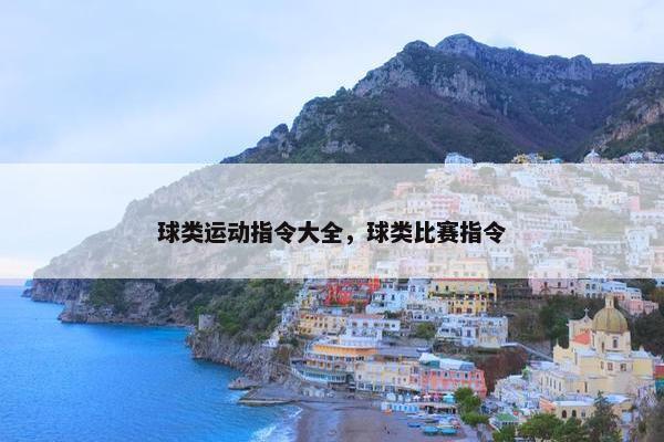 球类运动指令大全，球类比赛指令