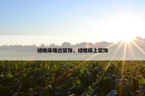结婚床墙边装饰,结婚床上装饰 结婚床墙边装饰,结婚床上装饰