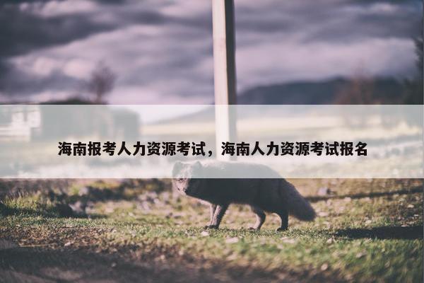 海南报考人力资源考试,海南人力资源考试报名 海南报考人力资源考试,海南人力资源考试报名