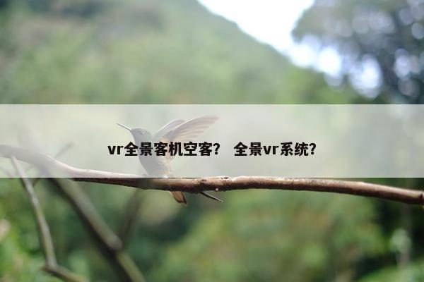 vr全景客机空客? 全景vr系统? vr全景客机空客? 全景vr系统?